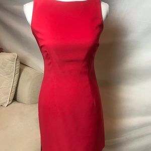 Laundry Size 2 Red Sleeveless Classic Dress